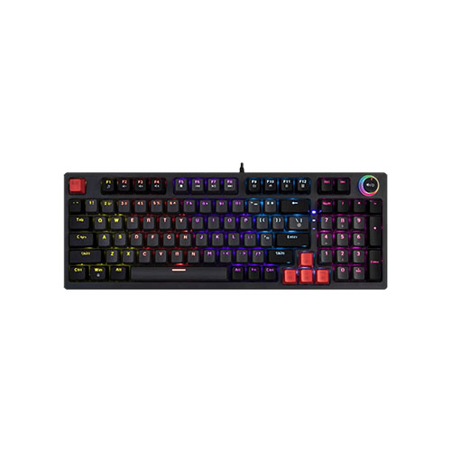 Jedel Gaming KL-114 Mechanical Keyboard With Bangla Layout (Red Switch)