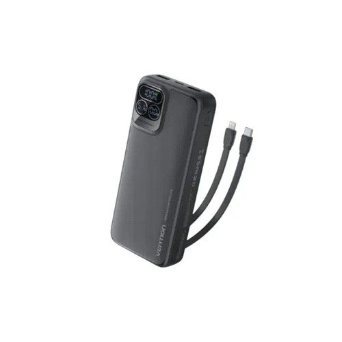 Vention I15BB-V2 22.5W LED Digital Display 20000mAh Power Bank (Black)