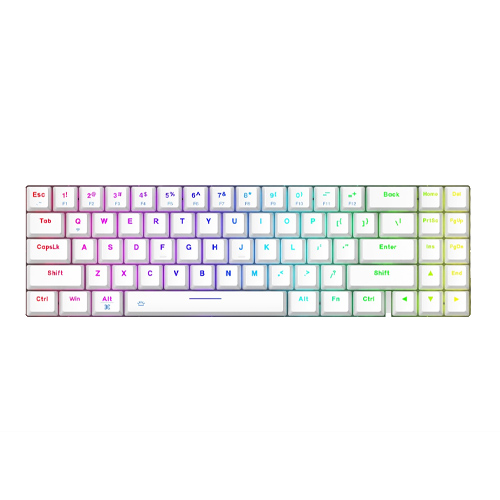 DAREU EK871 GTR HOTSWAPPABLE WIRELESS MECHANICAL KEYBOARD (BROWN SWITCH)