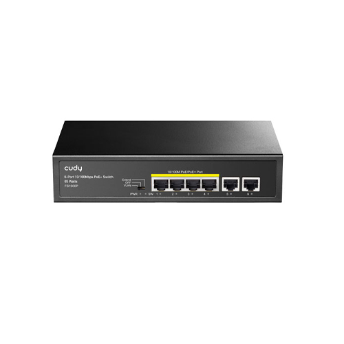 Cudy FS1006P 6-Port 10/100M PoE+ Switch
