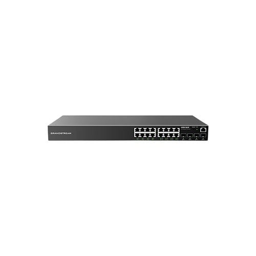 Grandstream GWN7802P 16 Port Gigabit Layer 2+ Managed PoE Network Switch