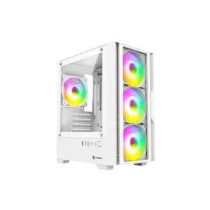 Revenger PHANTOM X Mid Tower Micro ATX Gaming Desktop case (white)