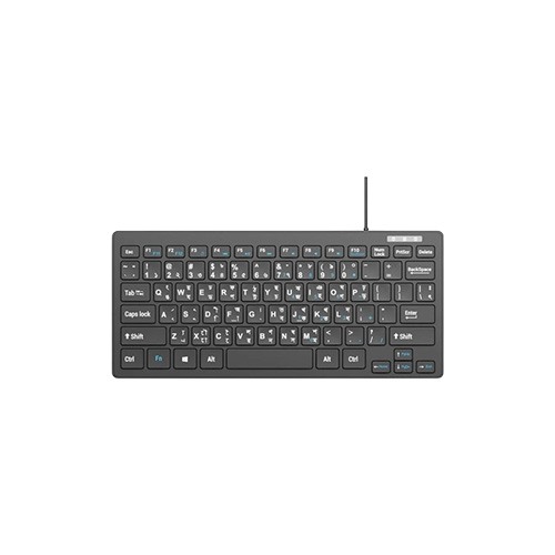 Pc Power PCK-126 Wired Mini Multimedia Keyboard (Black)