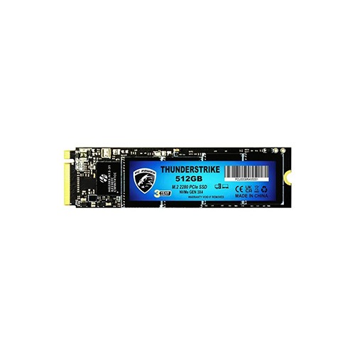 Pc Power Thunderstriker 512GB PCIe Gen3x4 NVMe M.2 Internal SSD