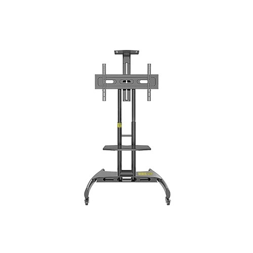Kaloc KLC-150/B 32-75 Inch Black Adjustable Mobile TV Trolley For IFP