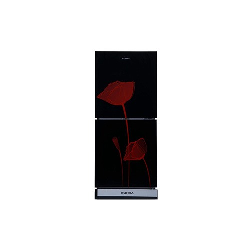 KONKA KRB-190GB-Glass Mirror 190 Ltr Bottom Freezer 2-Door Refrigerator