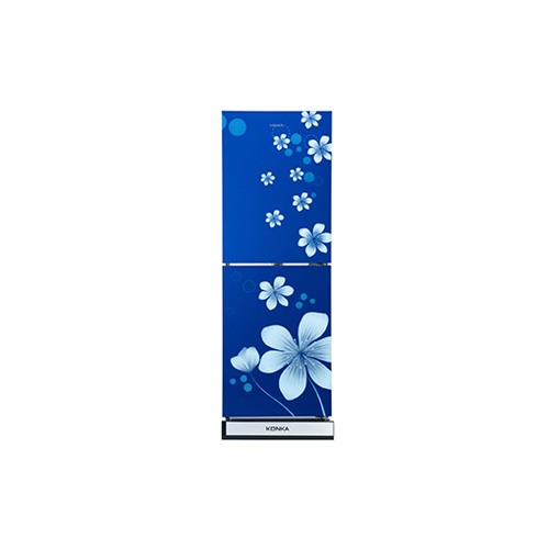 KONKA KRB-230GB-Blue Delphinium 230 Ltr Bottom Freezer 2-Door Refrigerator