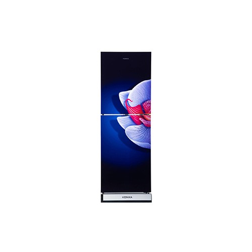 KONKA KRB-270VB- 3D Blue Iris 270 Ltr Bottom Freezer 2-Door Refrigerator