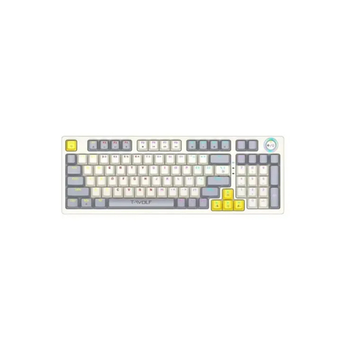T-Wolf T50 Hotswappble Wired RGB Mechanical Gaming Keyboard