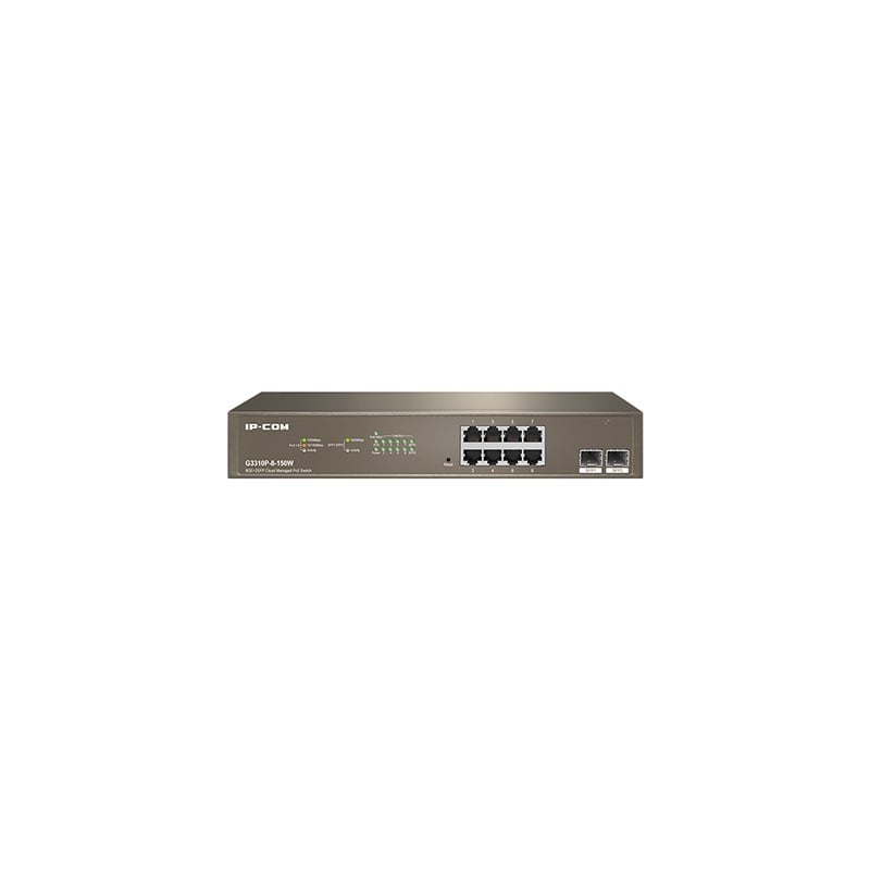 IP-COM G3310P-8-150W 8GE+2SFP Cloud Managed PoE Switch