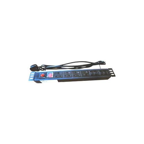 Safenet 8 Port 1U 13 AMP PDU For Server Rack