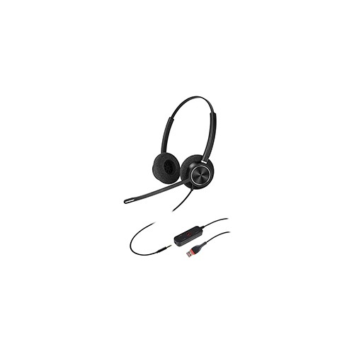 Inbertec C10DJU Noise Cancelling Duo USB & 3.5mm Jack Headset