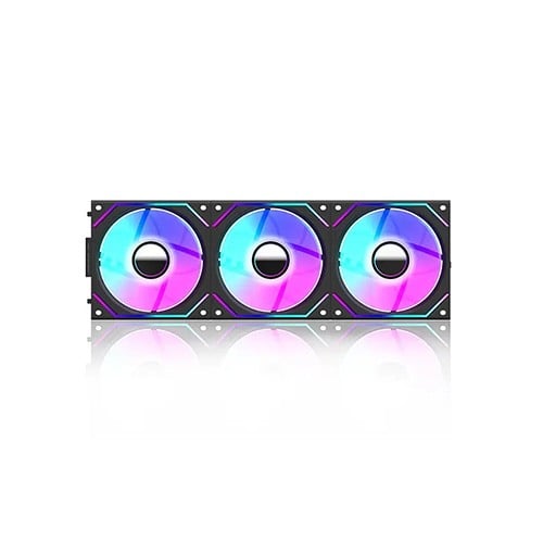 Jungle Leopard JM-V2 120mm Infinite Mirror Building block ARGB Casing Fan (Black)