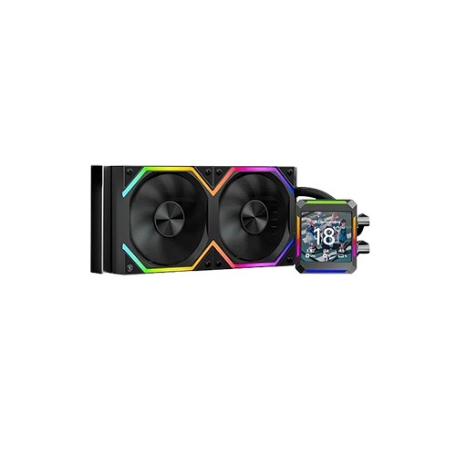 Jungle Leopard ASTROSHEL LCD 240 ARGB AlI In One Liquid CPU Cooler (Black)