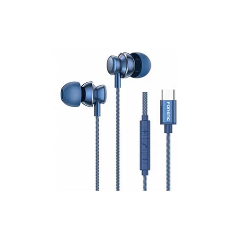 FONENG T67 Type-C Heavy Bass In-Ear Wired Earphone