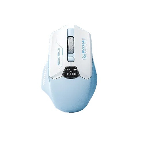 LINGBAO M8 Tri-Mode Wireless Gaming Mouse with Display (Blue)