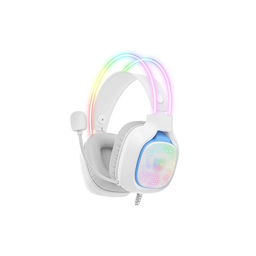 ONIKUMA X22 Cool RGB Dynamic Light Wired Gaming Headset (White)