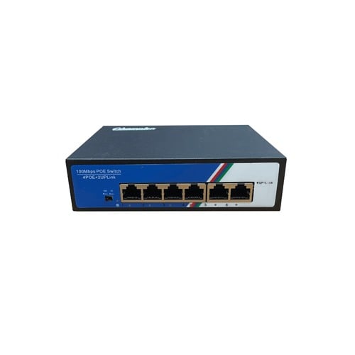 Champion 4+2 POE 100M Network Switch