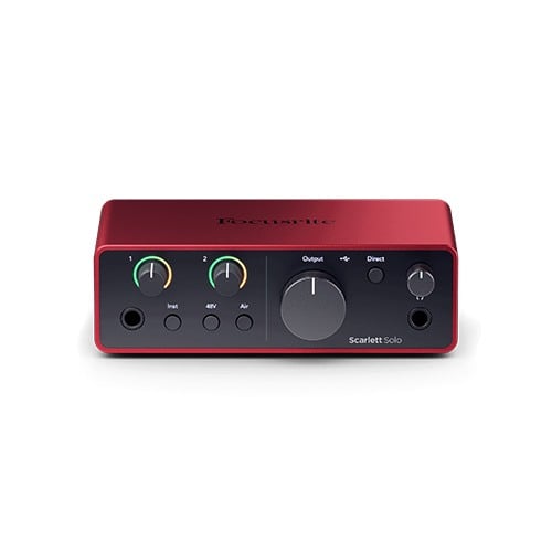 Focusrite Scarlett Solo 4th Gen Type-C Audio Interface