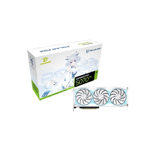 【希少新品】POLAR FOX GeForce RTX 5070 Ti Manli GeForce RTX 5070 Ti POLAR FOX OC 16GB GDDR7 Graphics